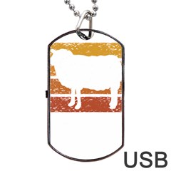 Bushcraft T- Shirt Bushcraft Wilderness Living T- Shirt Dog Tag Usb Flash (one Side) by JamesGoode