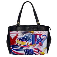 United States Of America Usa  Images Independence Day Oversize Office Handbag by Ket1n9