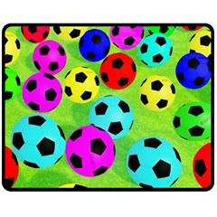 Balls Colors Fleece Blanket (medium) by Ket1n9