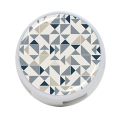 Geometric Triangle Modern Mosaic 4-port Usb Hub (one Side) by Amaryn4rt