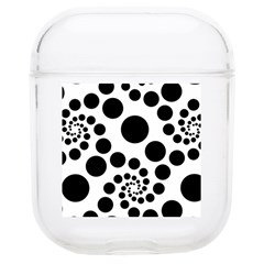 Dot Dots Round Black And White Soft Tpu Airpods 1/2 Case by Ravend