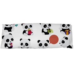 Playing Pandas Cartoons Body Pillow Case (dakimakura) by Apen