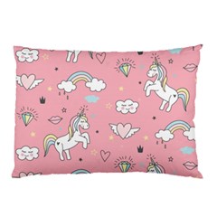 Cute Unicorn Seamless Pattern Pillow Case (two Sides) by Apen