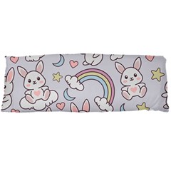 Seamless Pattern With Cute Rabbit Character Body Pillow Case Dakimakura (two Sides) by Apen