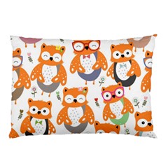 Cute Colorful Owl Cartoon Seamless Pattern Pillow Case (two Sides) by Apen