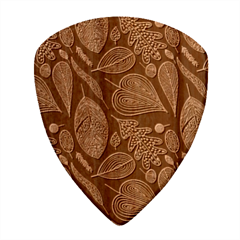 Leaves Flora Black White Nature Wood Guitar Pick (set Of 10) by Maspions