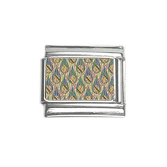 Tribal Background Boho Batik Italian Charm (9mm) by anzea