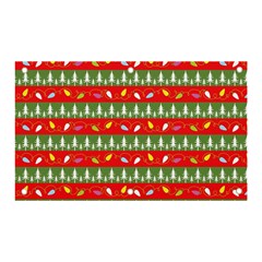 Christmas-papers-red-and-green Banner And Sign 5  X 3  by Bedest