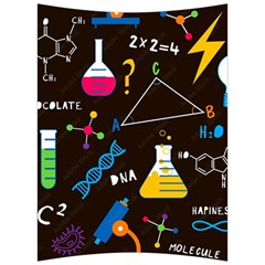 Science Lesson Flat Vector Seamless Pattern Back Support Cushion by Loisa77